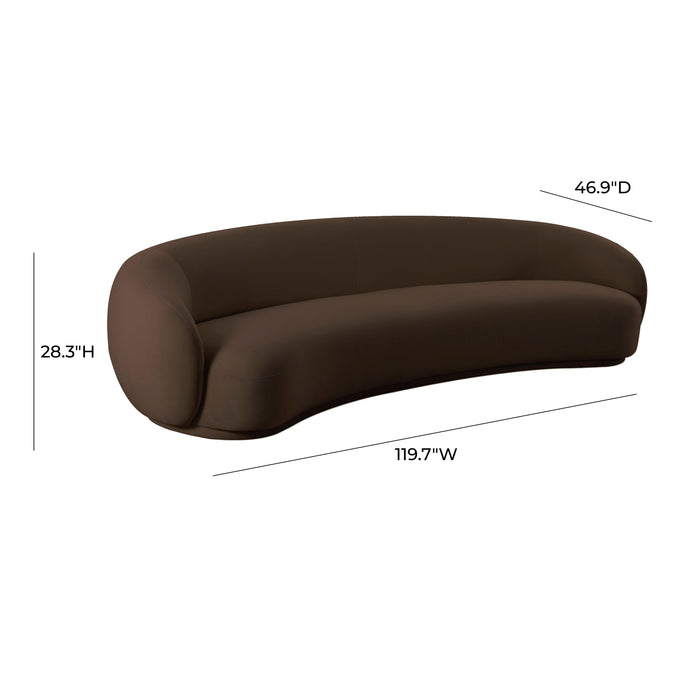 Kendall - Velvet 120" Sofa