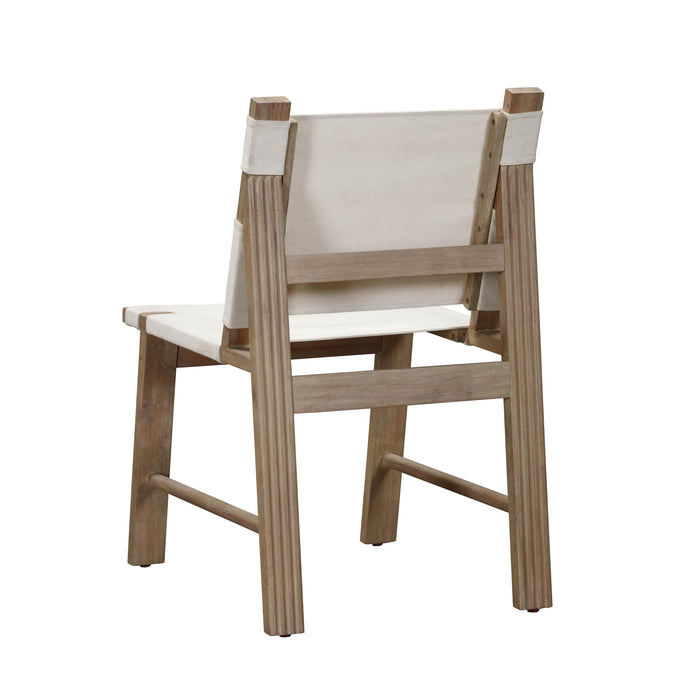 Cassie Cream Outdoor Dining Chair - Set of 2