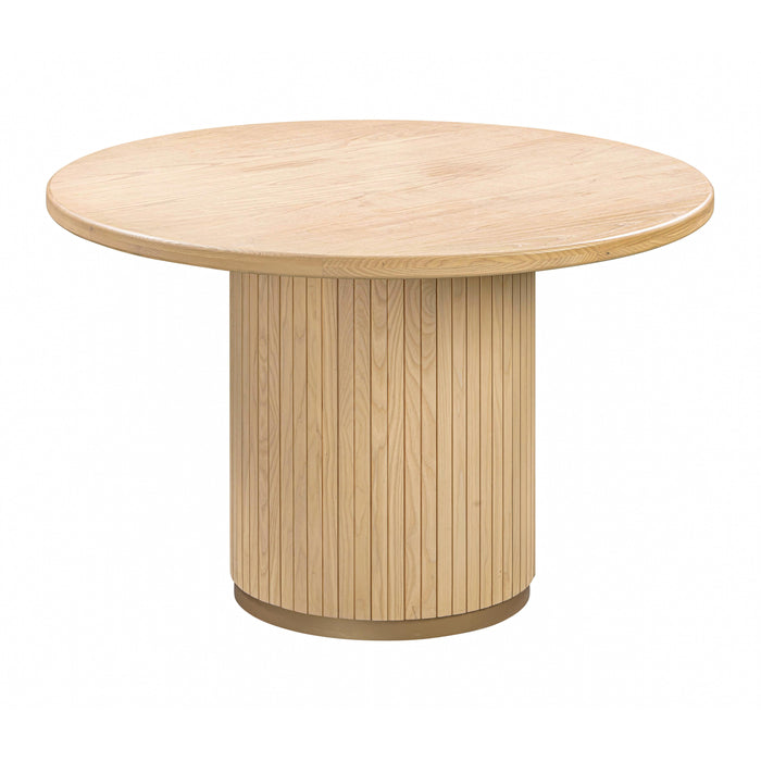 Chelsea Natural Oak Wood Round Dining Table