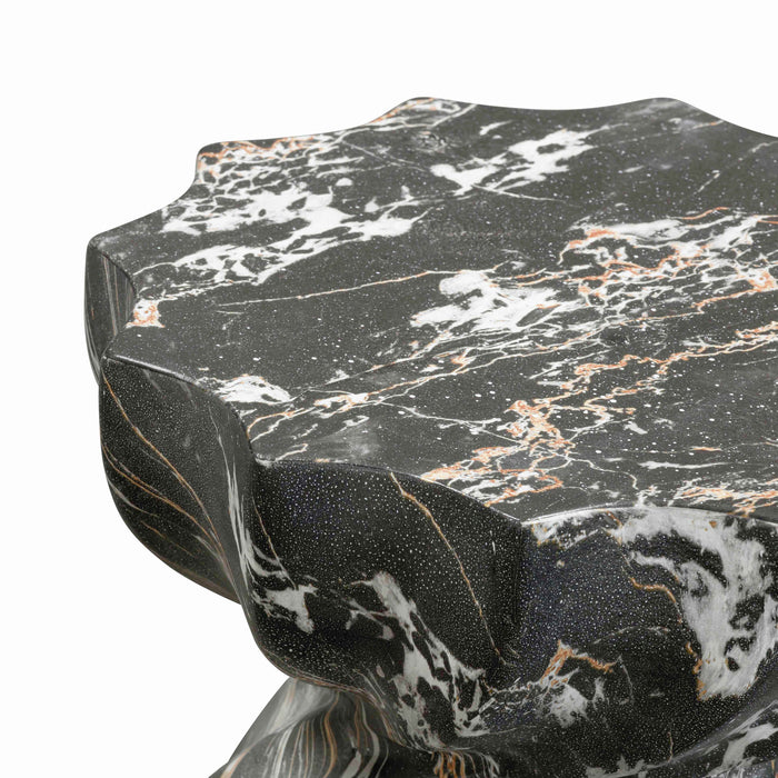 Turin - Faux Marble Indoor / Outdoor Concrete Stool