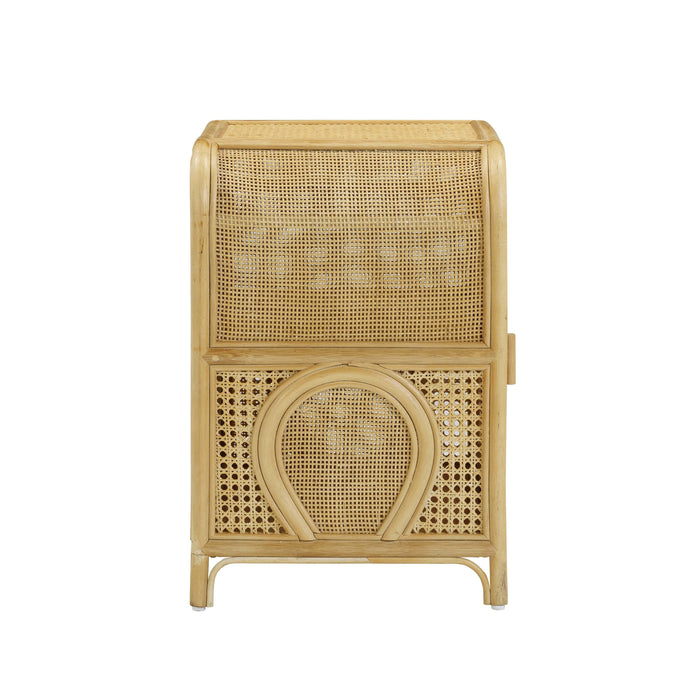 Tina Natural Rattan Nightstand