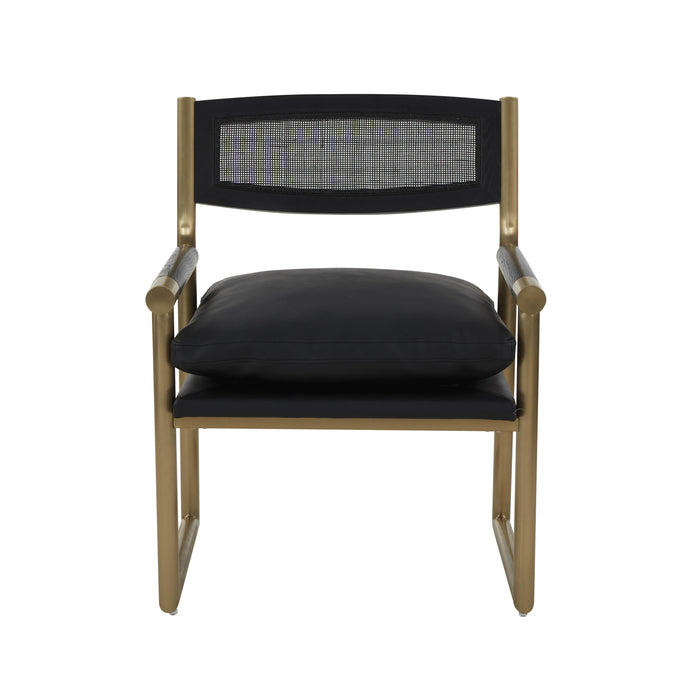 Harlow - Rattan Velvet Chair