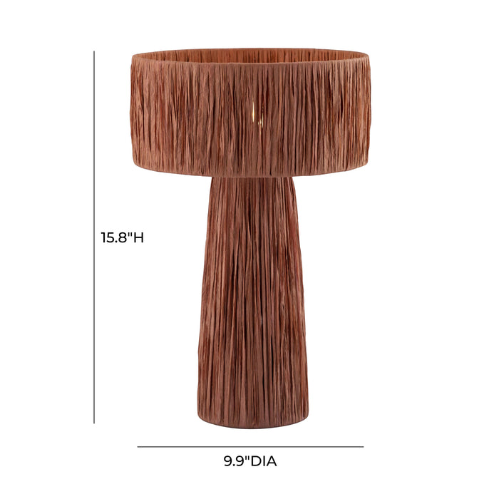 Shelby - Rafia Table Lamp