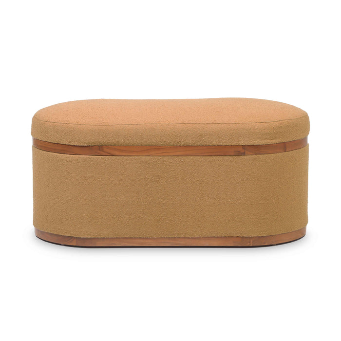 Olivier - Boucle Oval Storage Ottoman