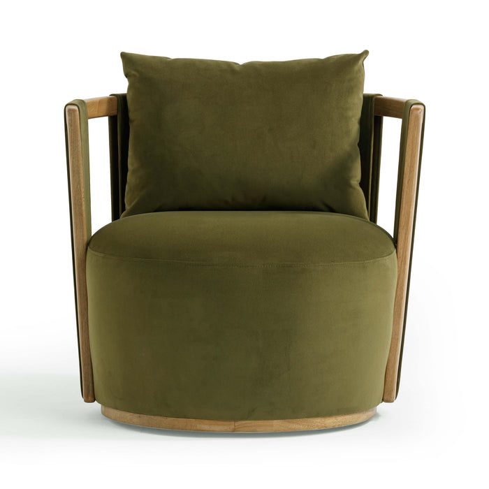 Paolo - Textured Weave Swivel Chair