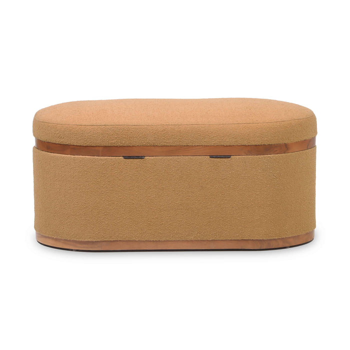 Olivier - Boucle Oval Storage Ottoman