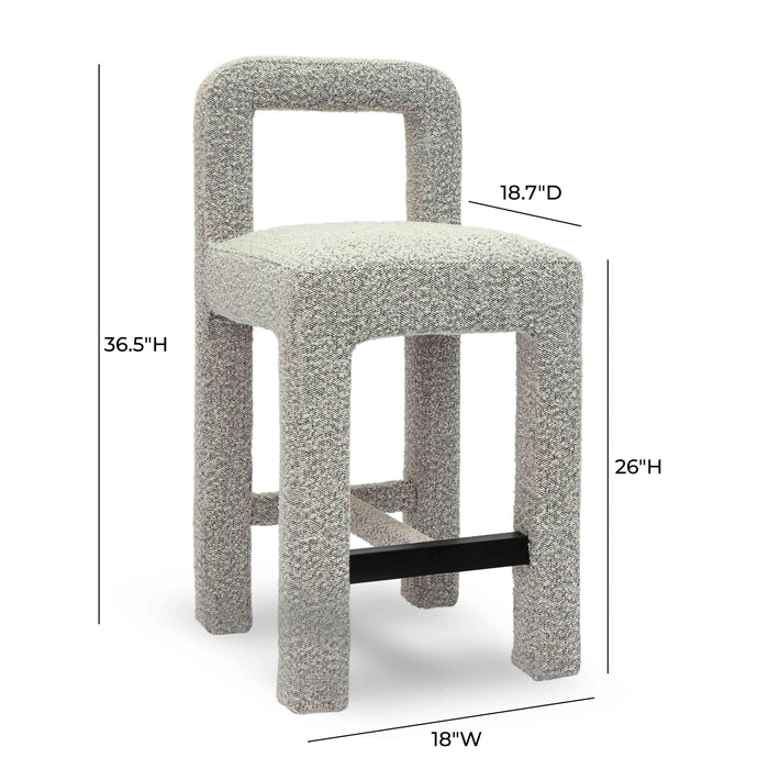 Hazel - Boucle Counter Stool