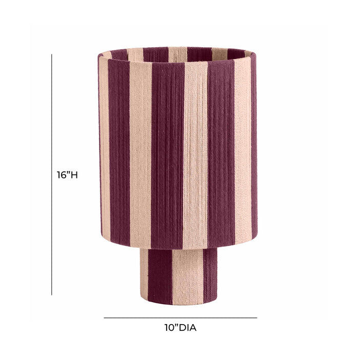 Guinevere - Striped Cotton Table Lamp