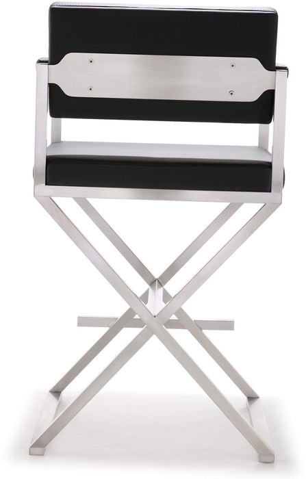 Director - Stainless Steel Counter Stool