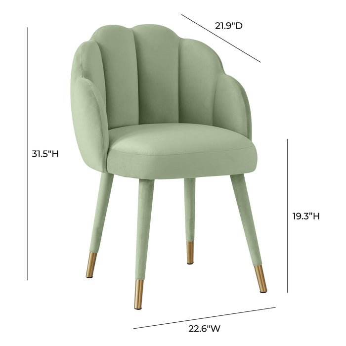 Gardenia - Velvet Dining Chair