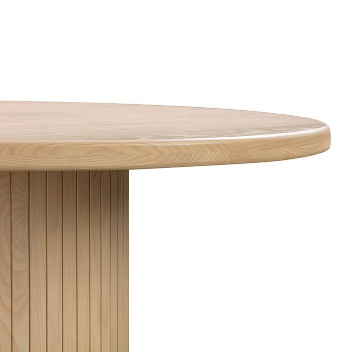 Chelsea - Ash Wood Round Dining Table - Beige