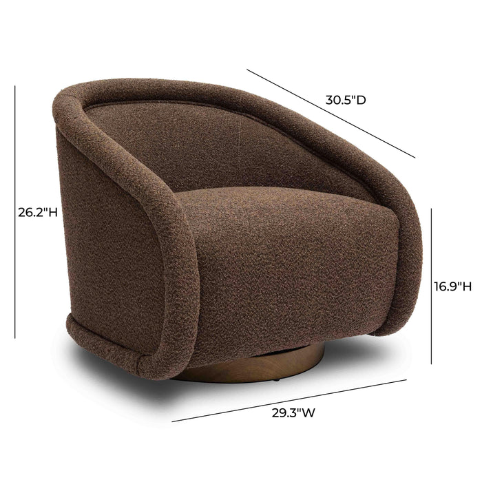 Rory - Boucle Swivel Chair