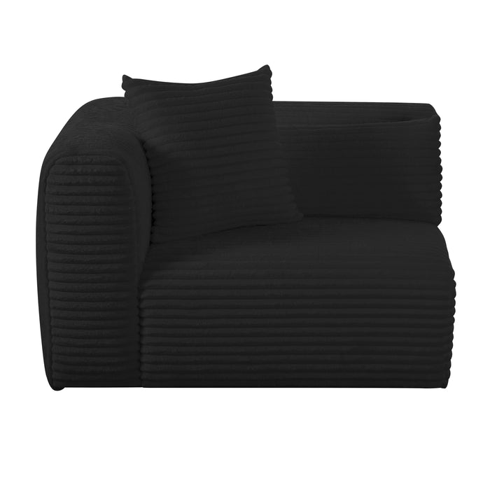 Tarra - Fluffy Oversized Corduroy Modular Corner Chair