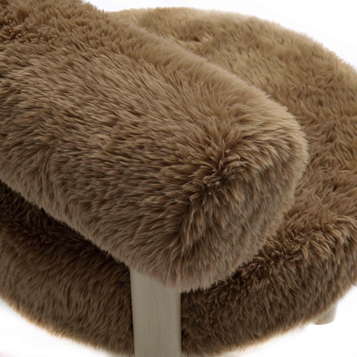 Carmel - Vegan Shearling Accent Chair