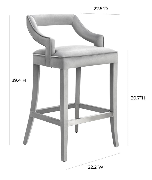 Tiffany - Velvet Bar Stool