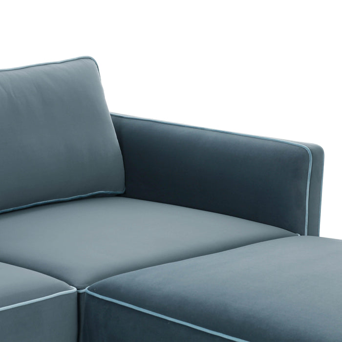 Willow Misty Blue Modular RAF Sectional