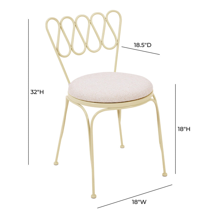 Erica - Wrought Iron Outdoor Chair