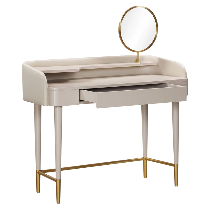 Penelope - Vegan Leather Wrapped Vanity Desk