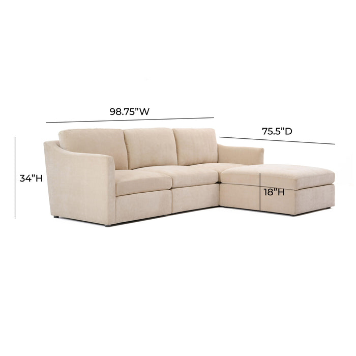 Aiden - Modular Small Chaise Sectional