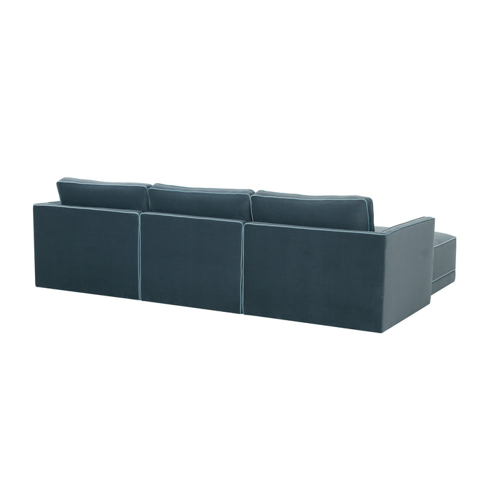 Willow Misty Blue Modular Sofa