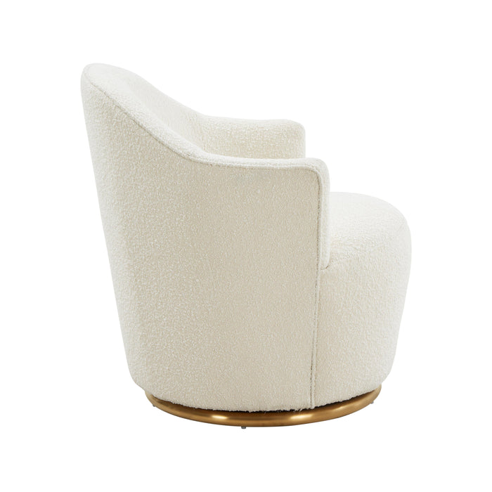 Skyla Boucle Swivel Chair