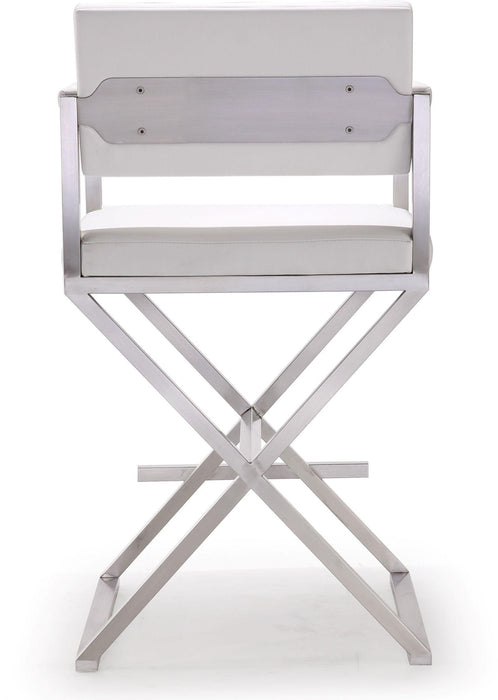 Director - Stainless Steel Counter Stool