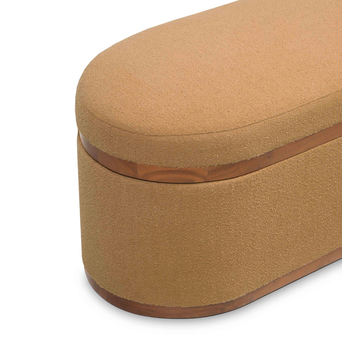 Olivier - Boucle Oval Storage Ottoman