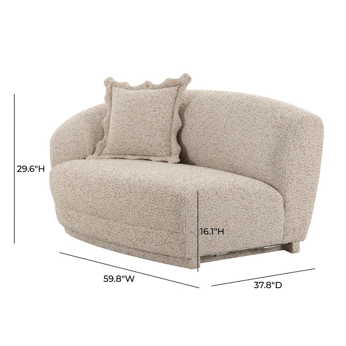 Marion - Textured Boucle Loveseat