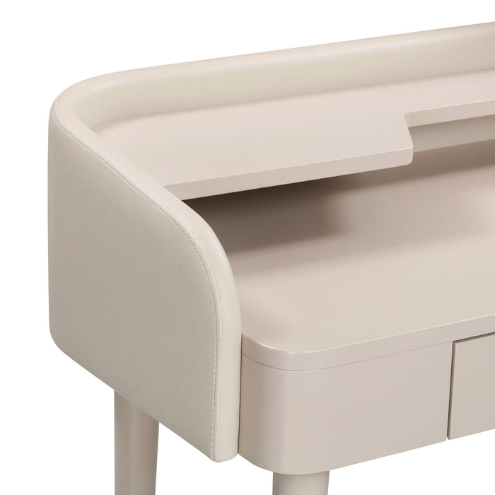 Penelope - Vegan Leather Wrapped Vanity Desk