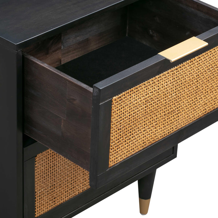 Sierra Noir - Nightstand - Black