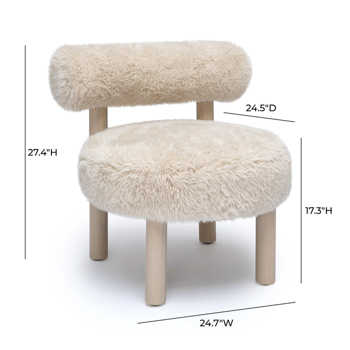 Carmel - Vegan Shearling Accent Chair