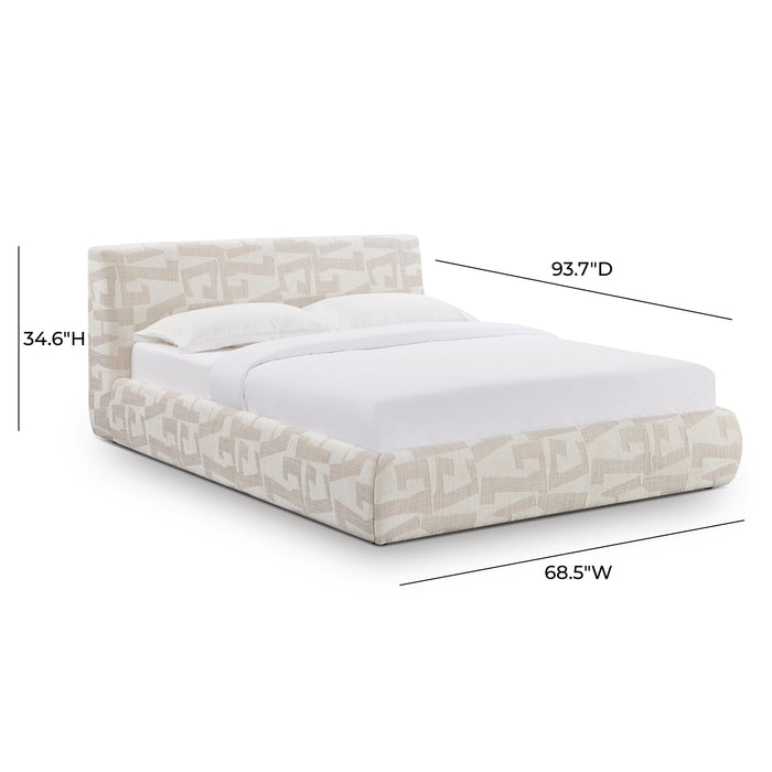 Isla - Jacquard Pattern King Bed