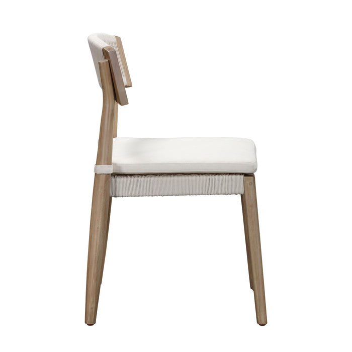 Gata Cream Outdoor Dining Chair - Set of 2