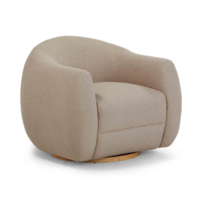 Judy - Boucle Swivel Chair