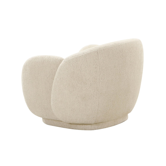 Misty - Boucle Accent Chair - Cream