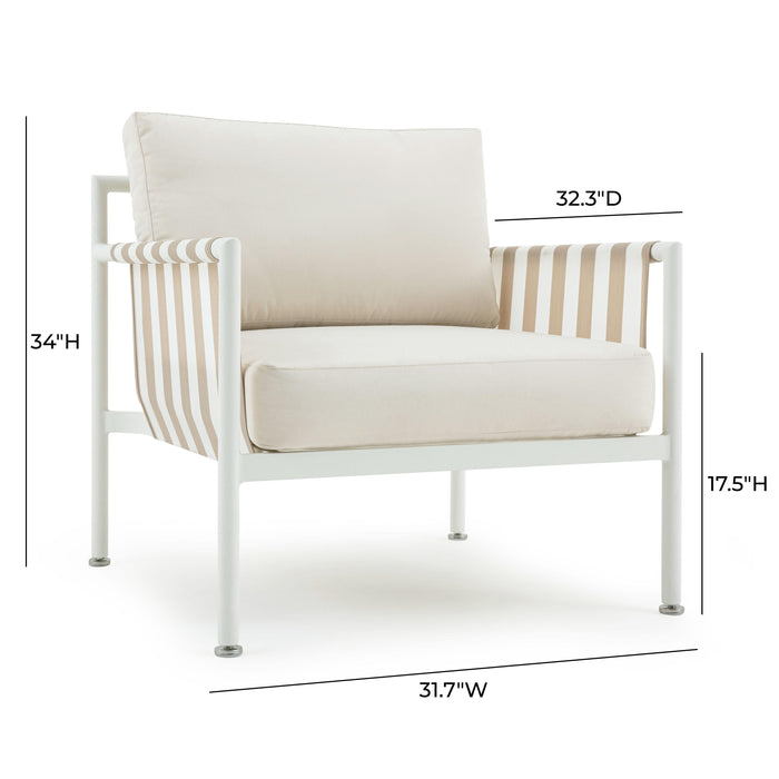 Dunes Cream Outdoor Armchair