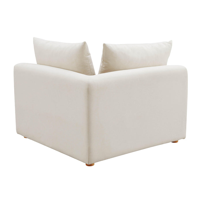 Hangover Cream Performance Linen Modular Corner Chair