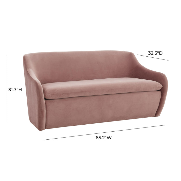 Cellia - Velvet Loveseat