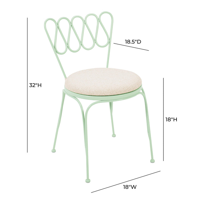 Erica - Wrought Iron Outdoor Chair