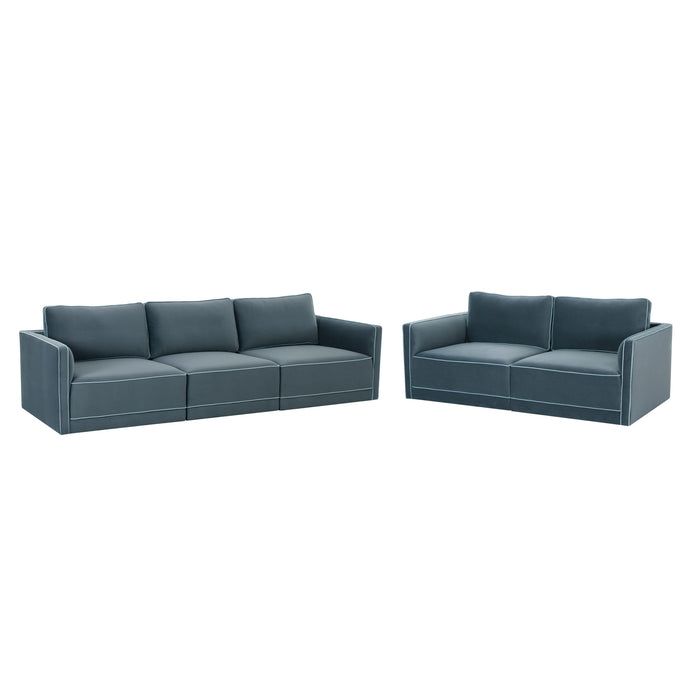 Willow Misty Blue Modular Sofa