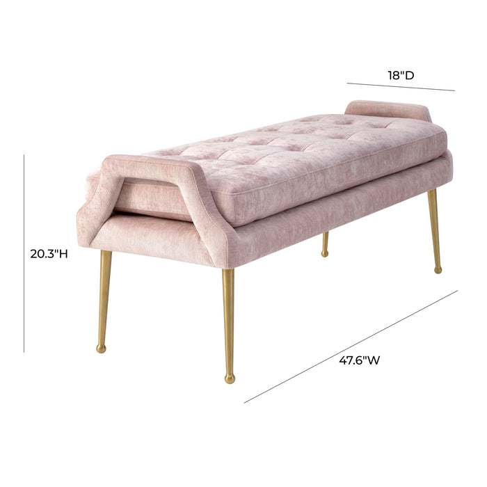 Eileen - Slub Velvet Bench