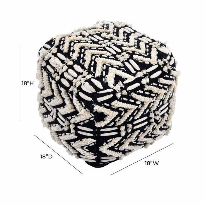 Mariel Cotton Pouf