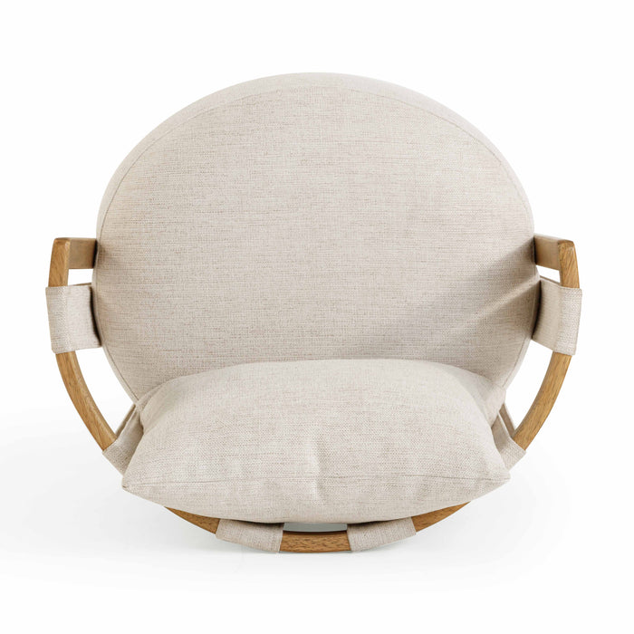 Paolo - Textured Weave Swivel Chair