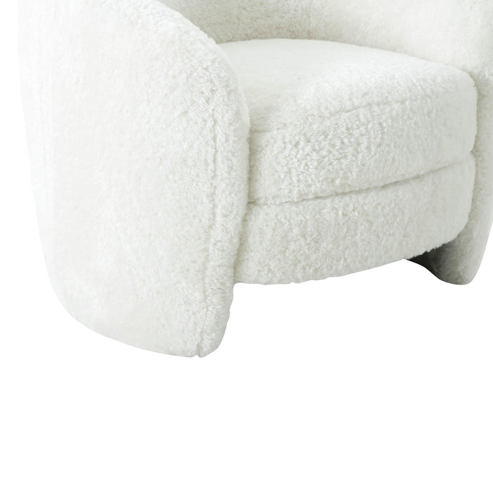 Dakota Faux Shearling Armchair