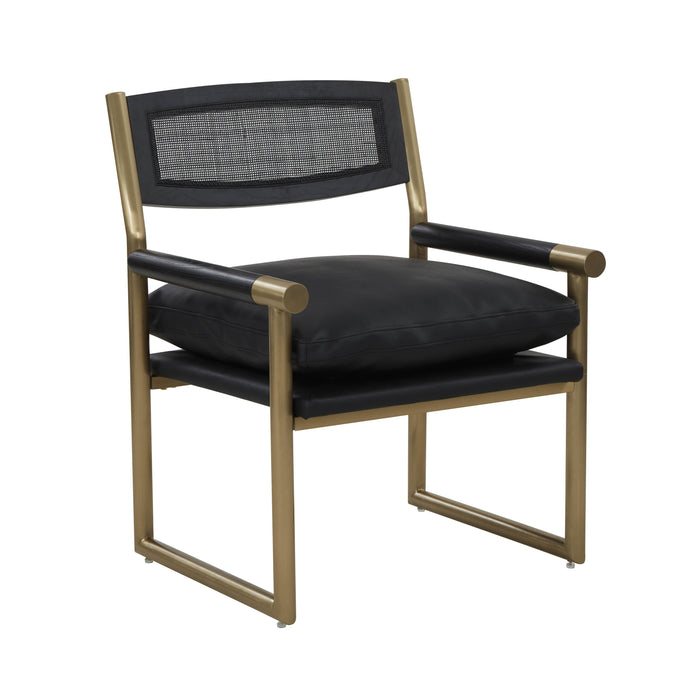 Harlow - Rattan Velvet Chair