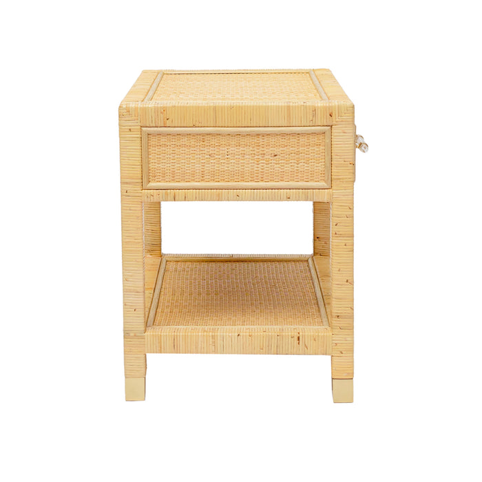 Amara Natural Rattan Nightstand