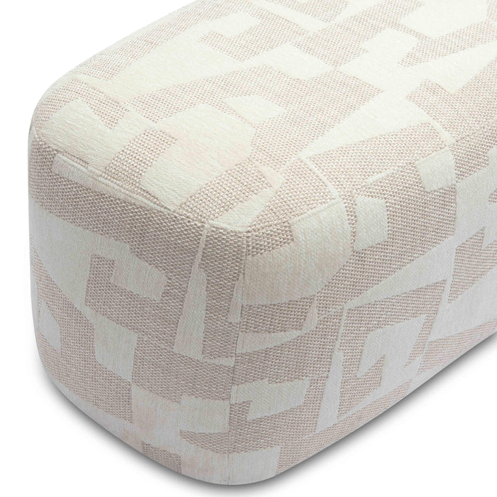 Graceland - Jacquard Bench - Cream