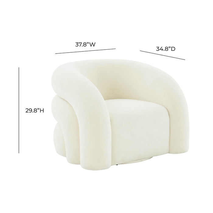 Slipper - Vegan Shearling Swivel Chair