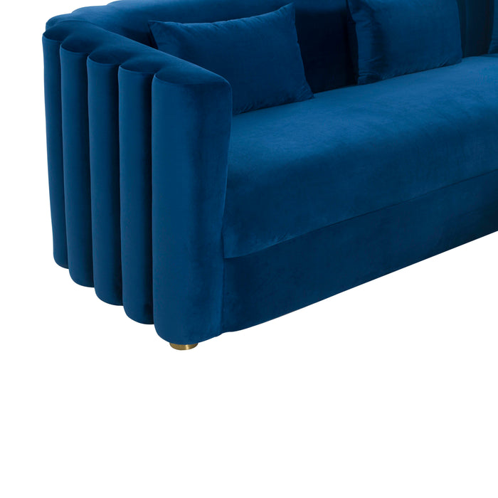 Callie - Velvet Sectional - RAF