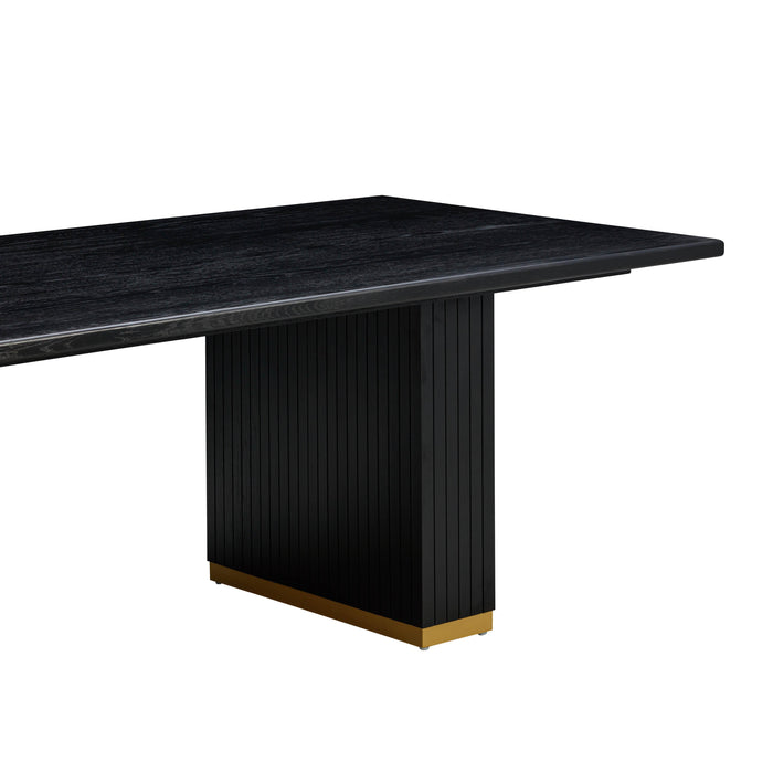 Chelsea - Rectangular Dining Table - Black Oak